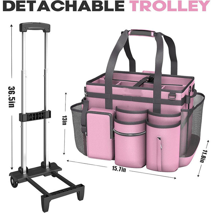 Multifunctional cleaning bag with roll and carry function Kalsten