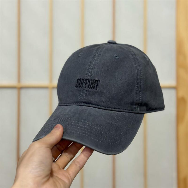Men's Supportive Embroidered Cotton Baseball Cap Kalsten