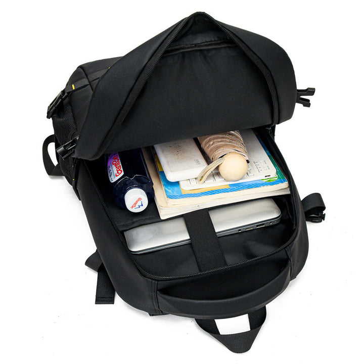 Modern backpack with multidimensional compartments and breathable back Kalsten
