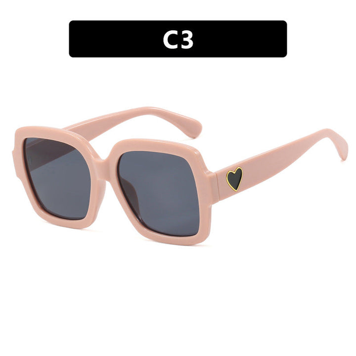 Women's square sunglasses with playful heart detail Kalsten