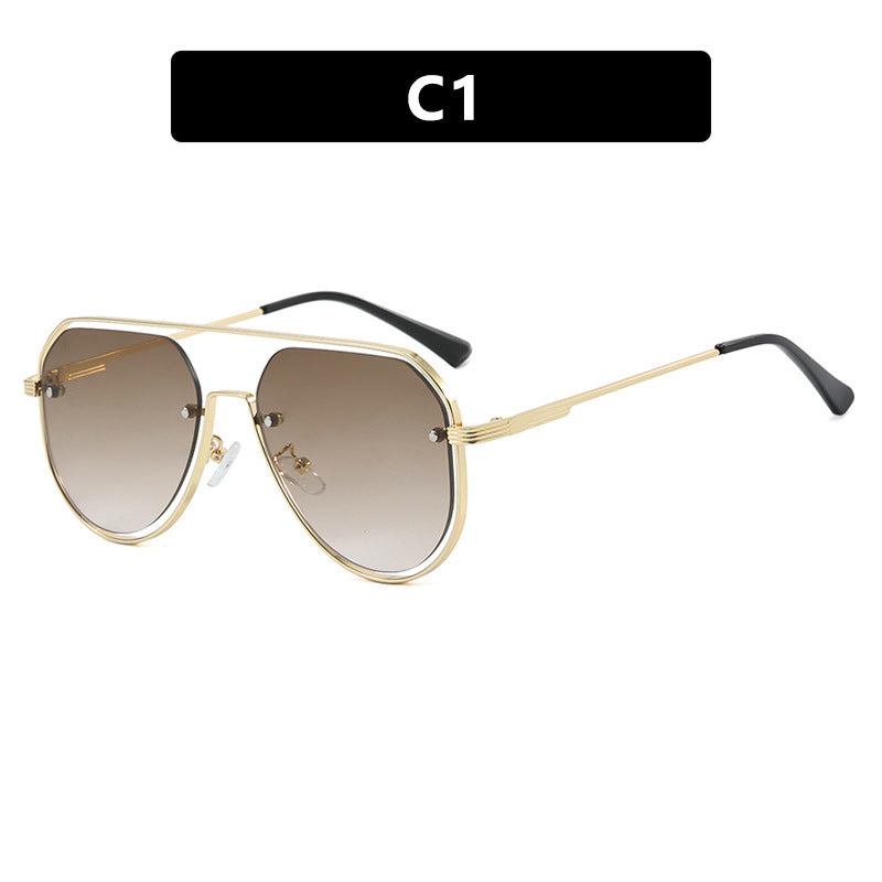Women's stylish pilot sunglasses with innovative design and UV protection Kalsten