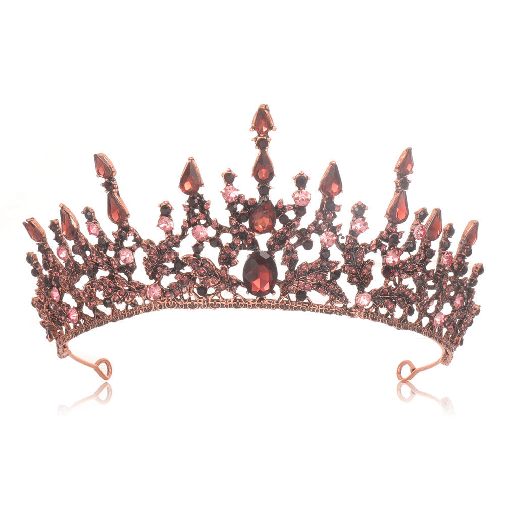 Women Elegant Tiara with Sparkling Crystals Kalsten