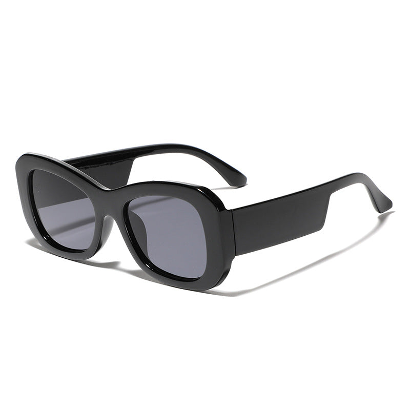 Women's modern square sunglasses with transparent frame Kalsten