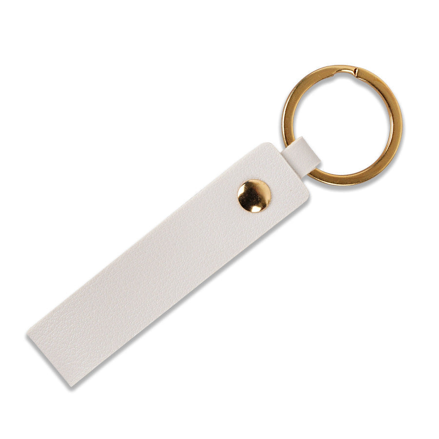 Unisex keychain made of high-quality artificial leather with practical loop Kalsten