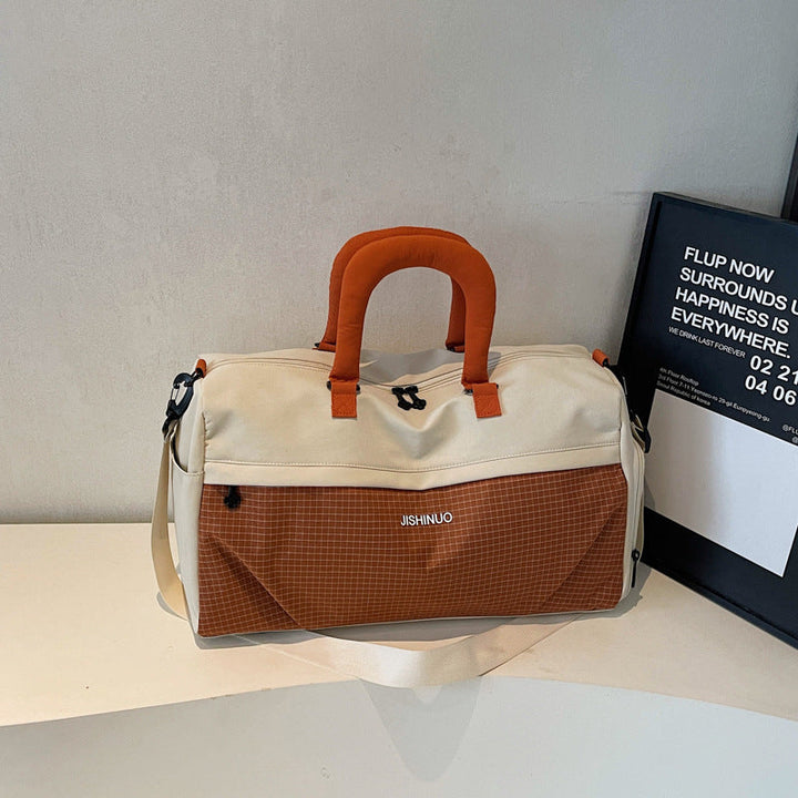 Sporty Leisure Duffel Bag with Ergonomic Handles and Multiple Compartments Kalsten
