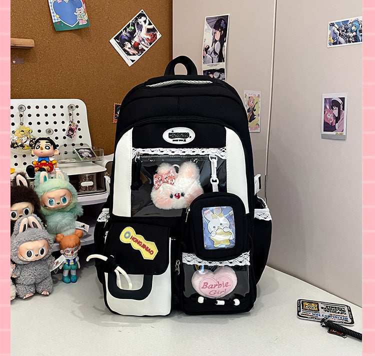 Cute Plush School Backpack