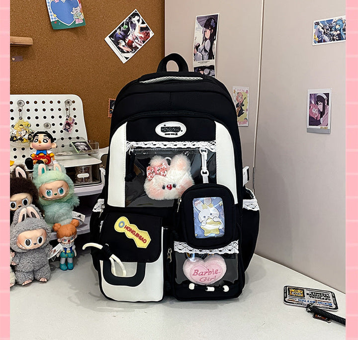 Cute Plush School Backpack