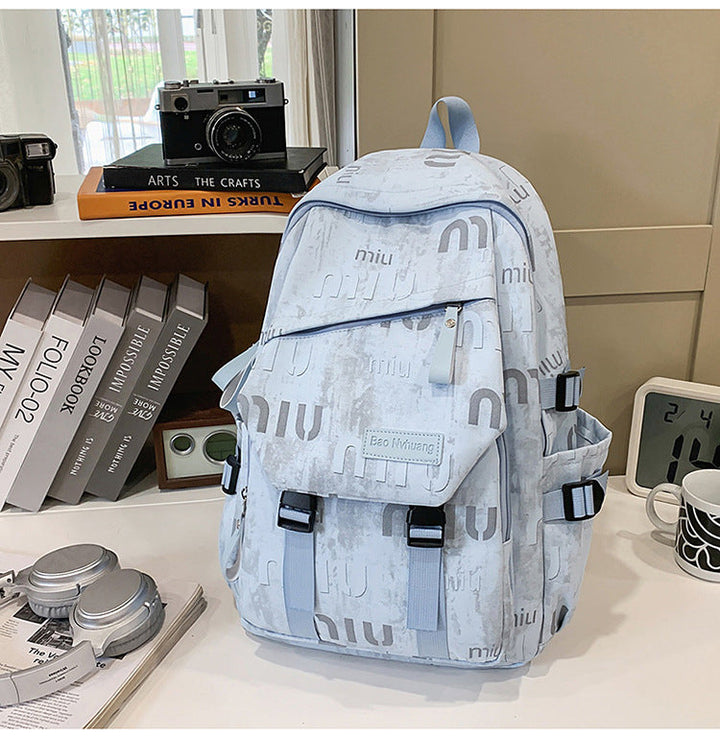 Fashionable Graphic Print School Backpack