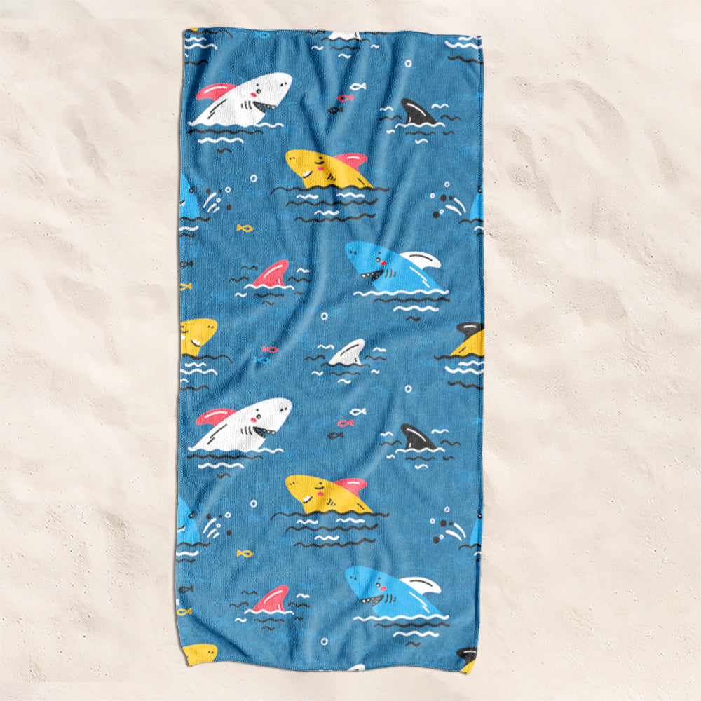 Beach towel with creative turtle pattern Kalsten