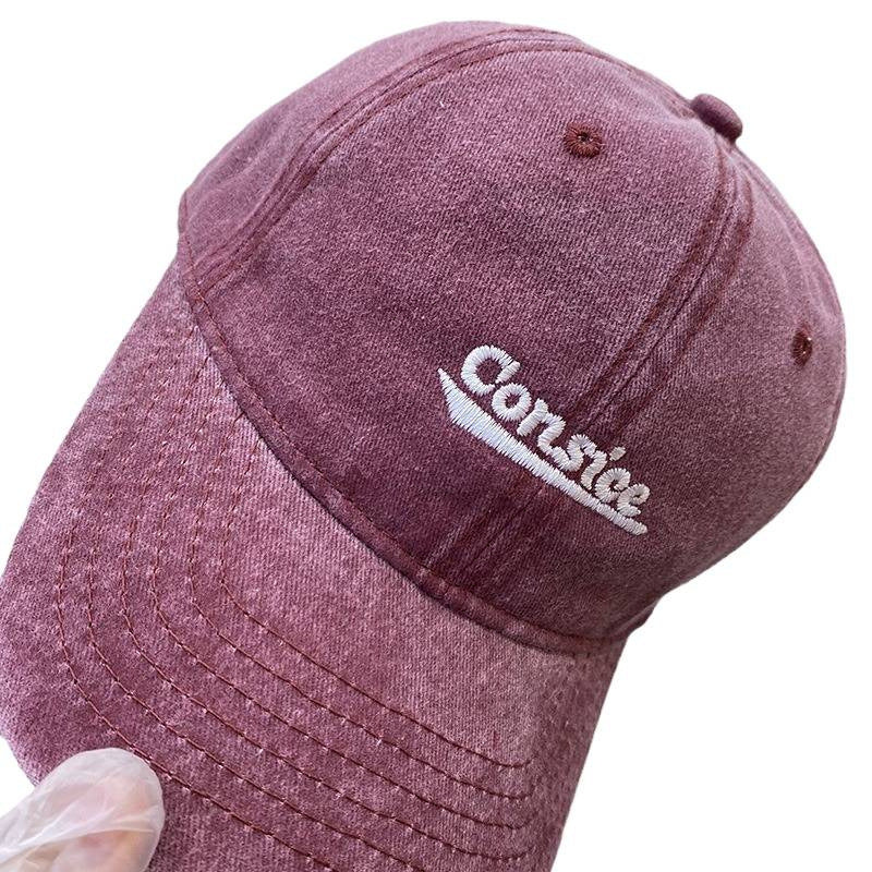 Men's Distressed Adjustable Denim Baseball Cap Kalsten