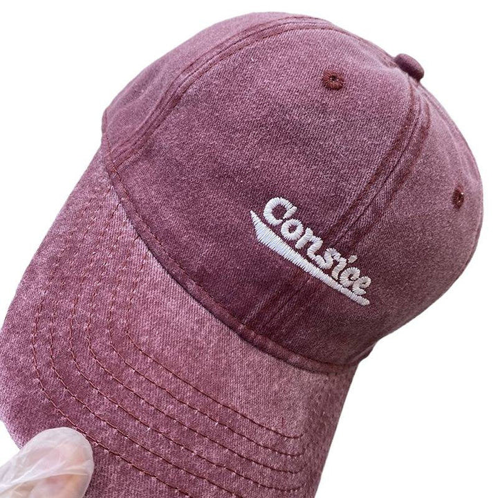 Men's Distressed Adjustable Denim Baseball Cap Kalsten