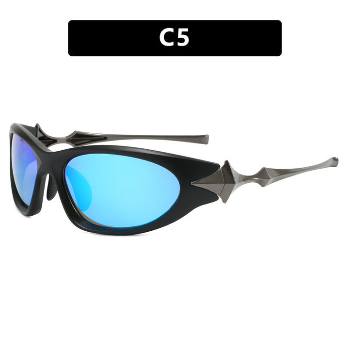 Women's futuristic sports sunglasses with ergonomic design Kalsten