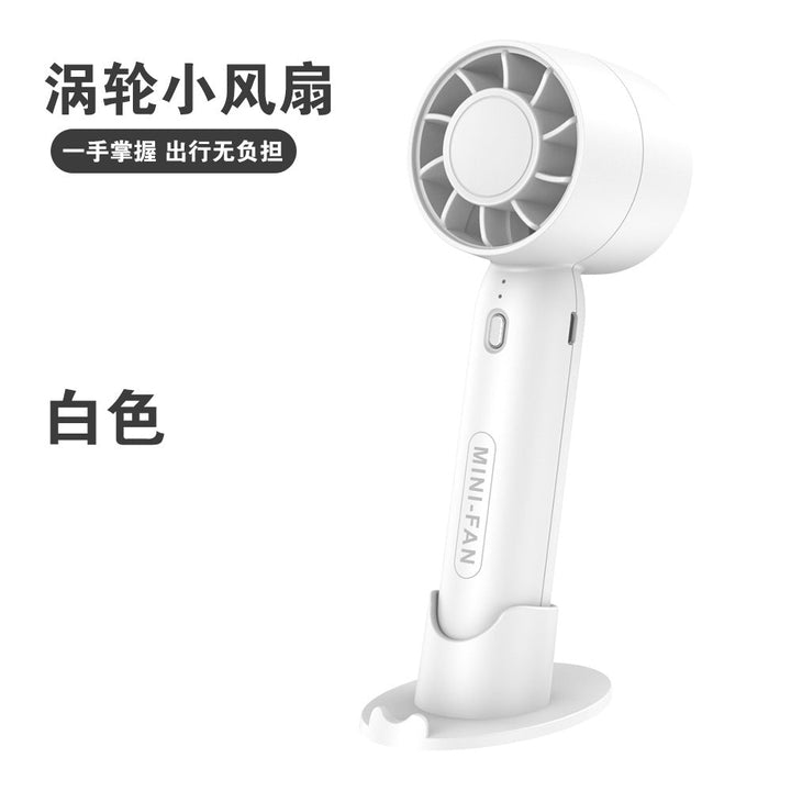 Women's nan compact rechargeable high-speed pocket handheld fan with LED display Kalsten
