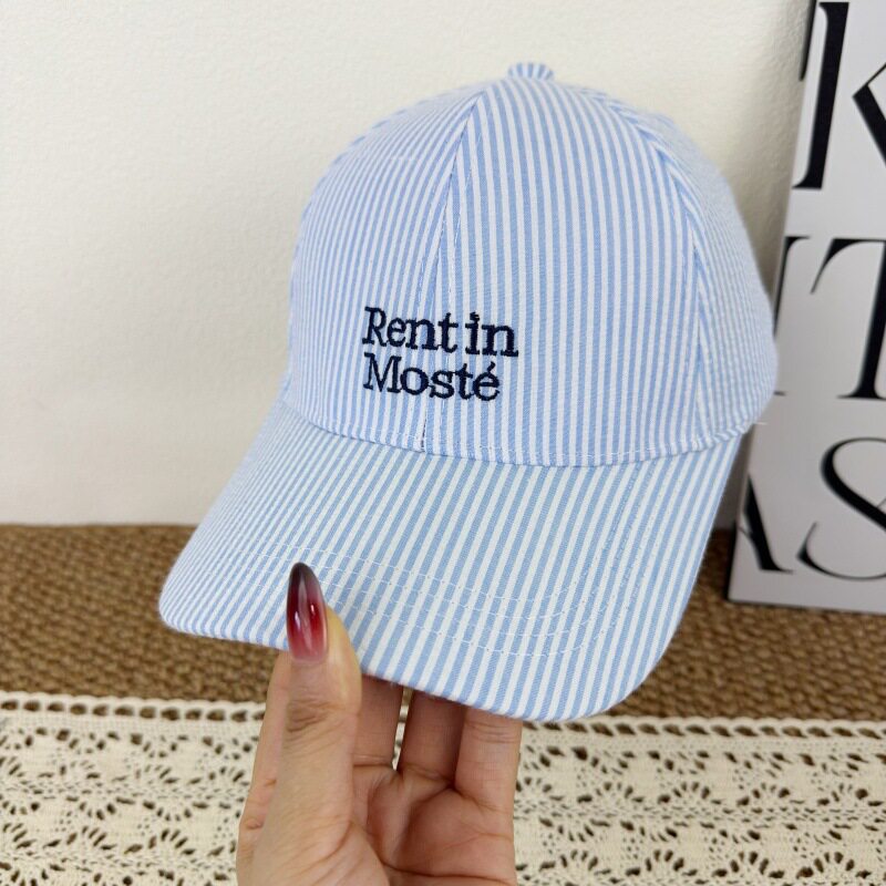 Women's Striped Embroidered Baseball Cap Kalsten