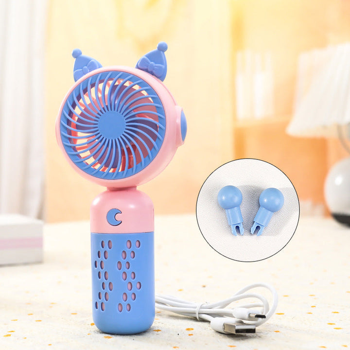 Ladies Portable Mini Handheld Fan with Cat Ears Kalsten