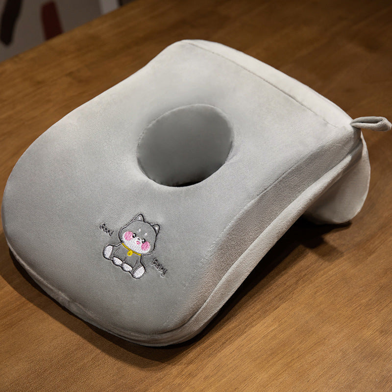 Plush Neck Support Pillow with Ergonomic Cutout Kalsten