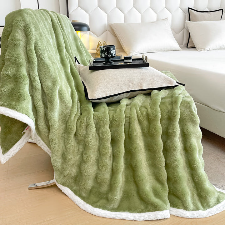 Plush Faux Fur Throw Blanket Kalsten