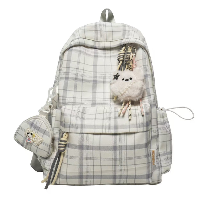 Playful Plaid Design Backpack Kalsten