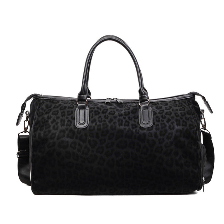 Elegant Travel Bag with Innovative Leopard Print Kalsten