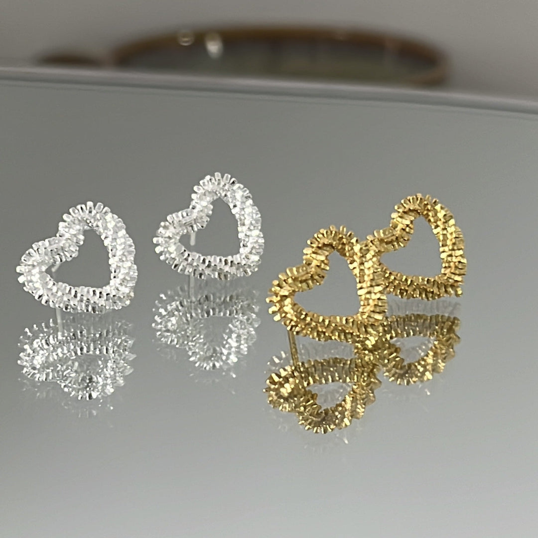 Sparkling Heart Earrings Kalsten