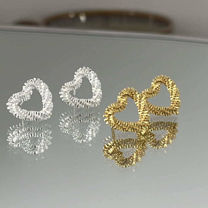 Sparkling Heart Earrings Kalsten