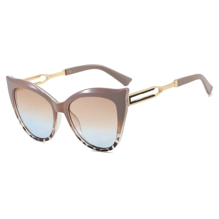 Ladies cat-eye glasses with elegant metal frame Kalsten