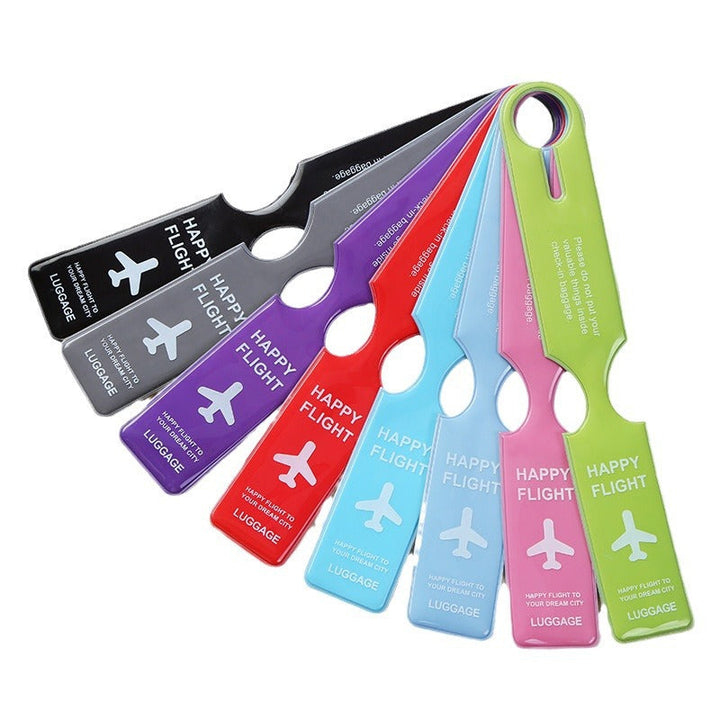 reflective PVC luggage handle wrap tag with secure snap closure Kalsten