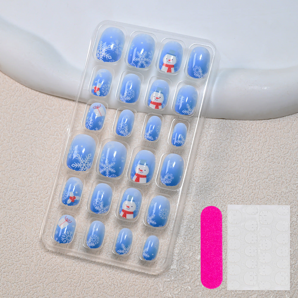 Themed Summer Beach Nail Art Press-On Nails Kalsten