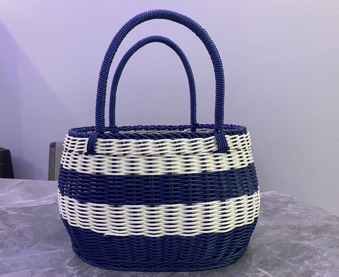 Women Handwoven Basket with Sturdy Handles Kalsten
