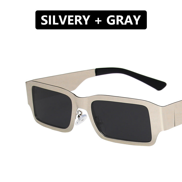 Women's geometric sunglasses with protective UV filter and sturdy metal frame Kalsten
