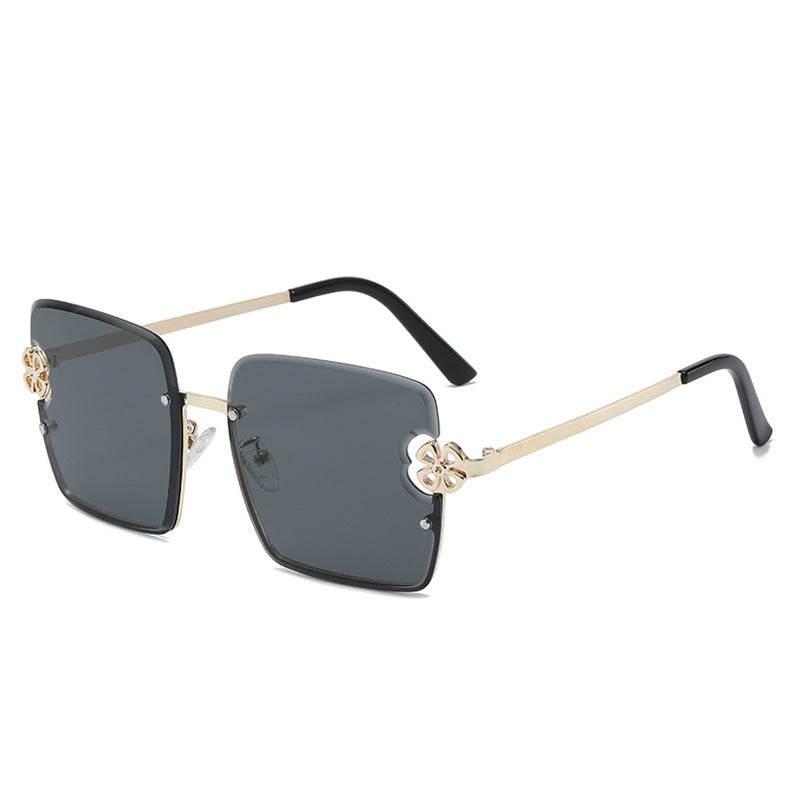 Women square sunglasses with floral design Kalsten
