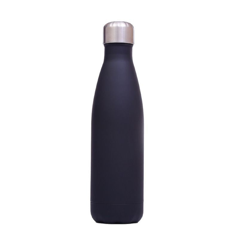 Women's Stainless Steel Drinking Bottle with Wood Look Kalsten