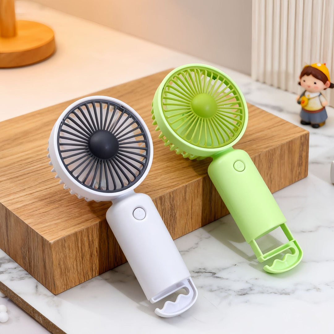 Women's Portable Hand Fan with USB-C Connection and Innovative Design Kalsten