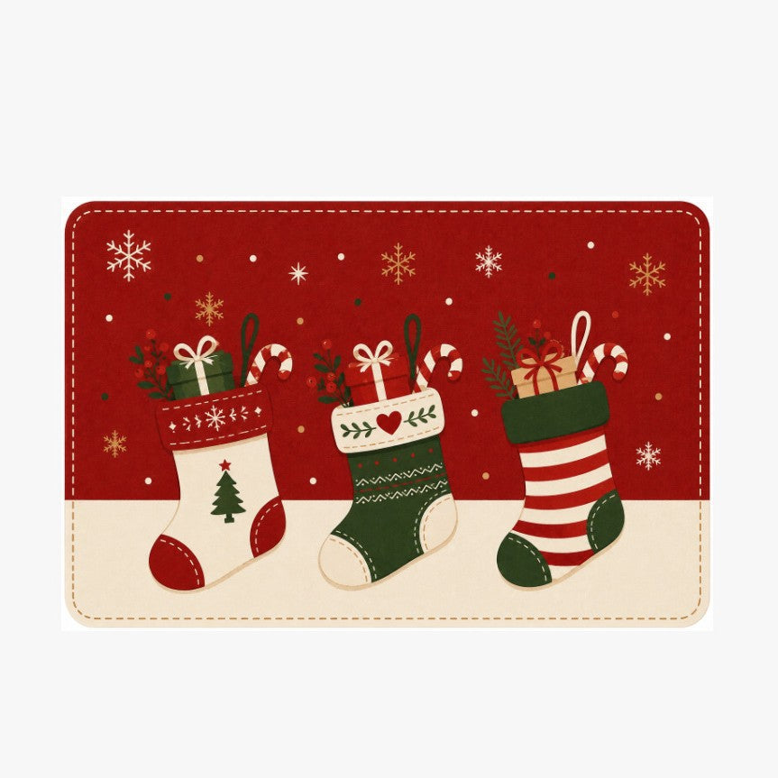 Christmas-Themed Decorative Floor Mat Acalora