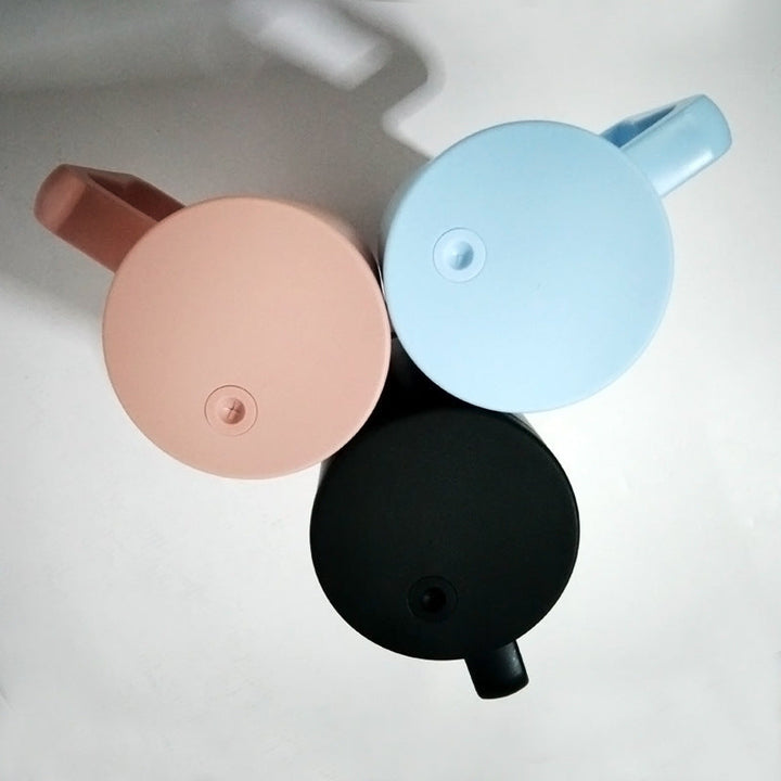 Women thermos cup with ergonomic handle and integrated straw Kalsten