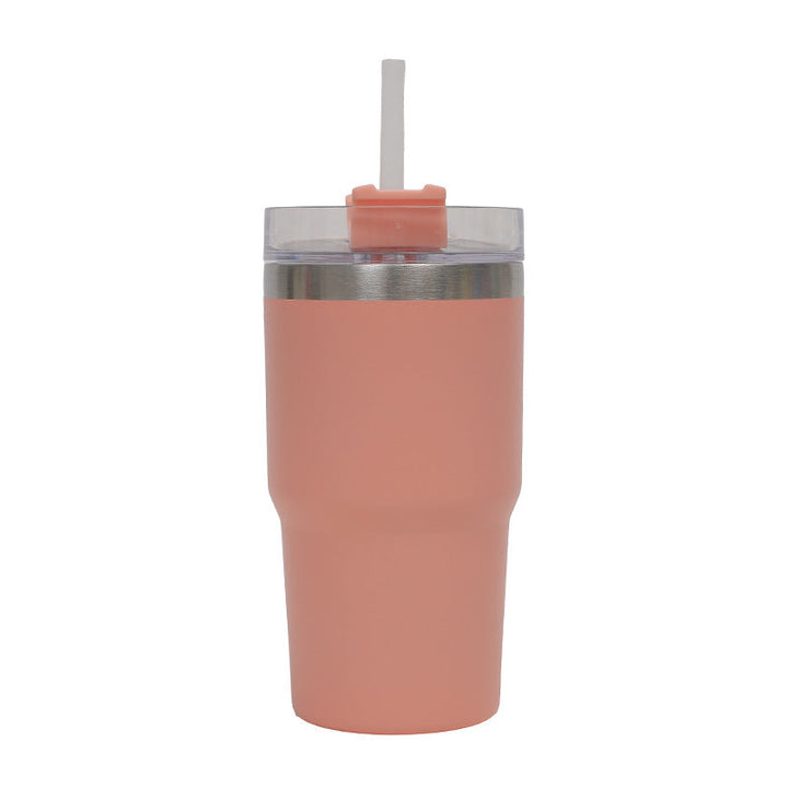 Women's Thermo Drinking Cup with Ergonomic Handle and Practical Straw Kalsten