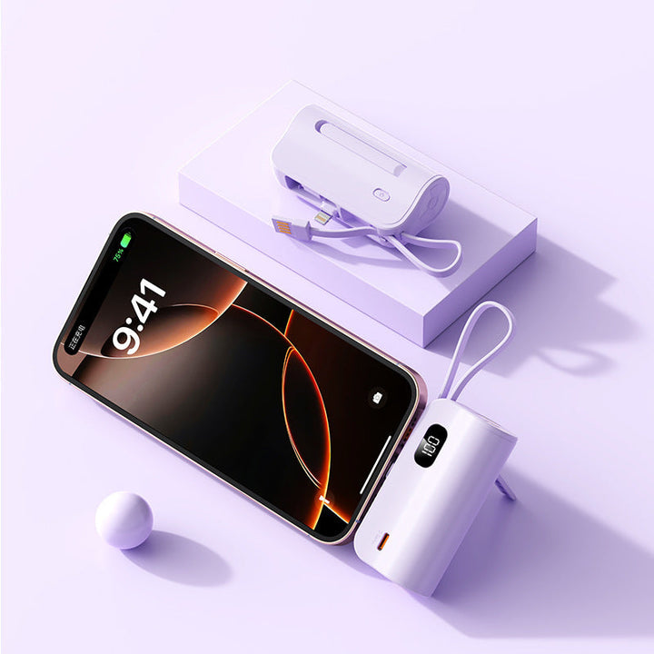 Portable chargers with USB-C and Lightning connection Kalsten