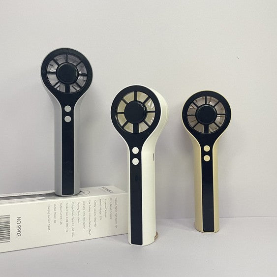 Unisex Portable Hand Fan with LCD Display and Ergonomic Design Kalsten