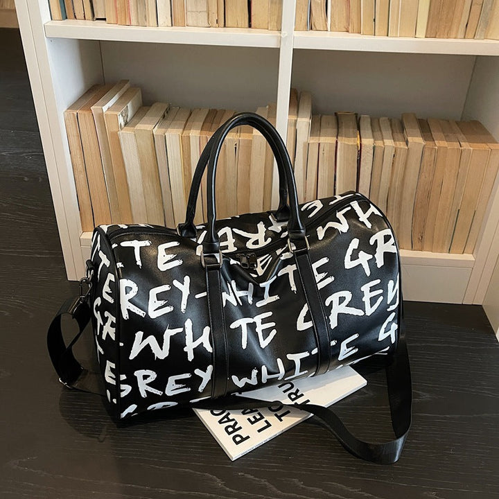 Sporty travel bag with innovative lettering Kalsten