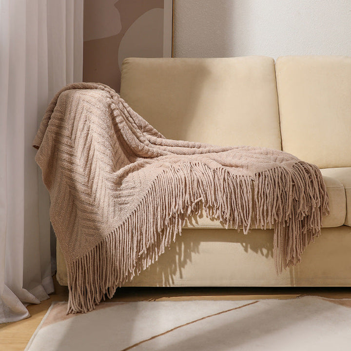 Ladies cozy throw blanket Kalsten