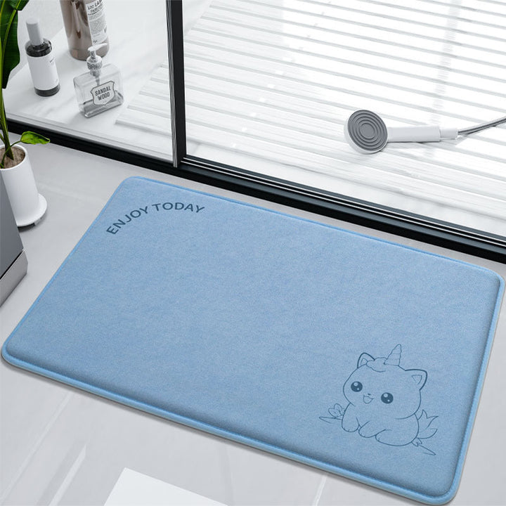 Cute Inspirational Lion Bath Mat