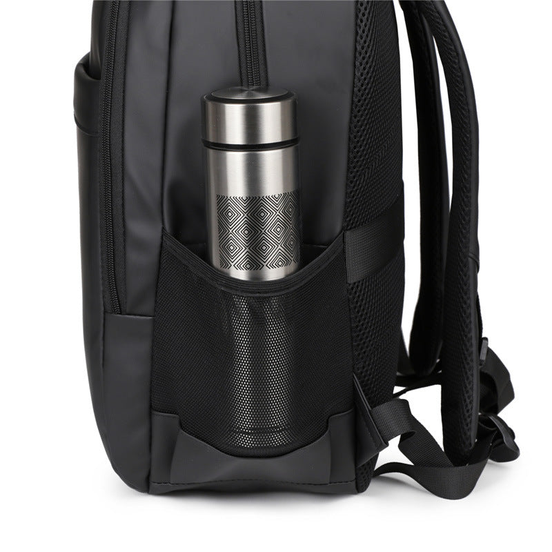 Elegant backpack with padded laptop compartment and numerous storage options Kalsten