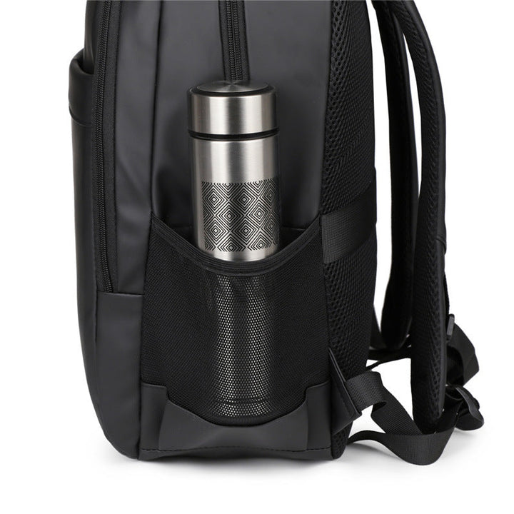 Elegant backpack with padded laptop compartment and numerous storage options Kalsten
