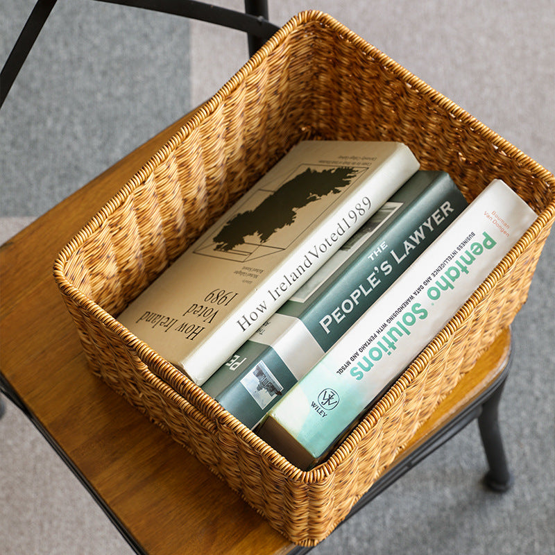 Premium Handwoven Square Storage Basket Kalsten