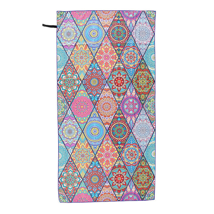 Beach towel with artistic mandala design Kalsten