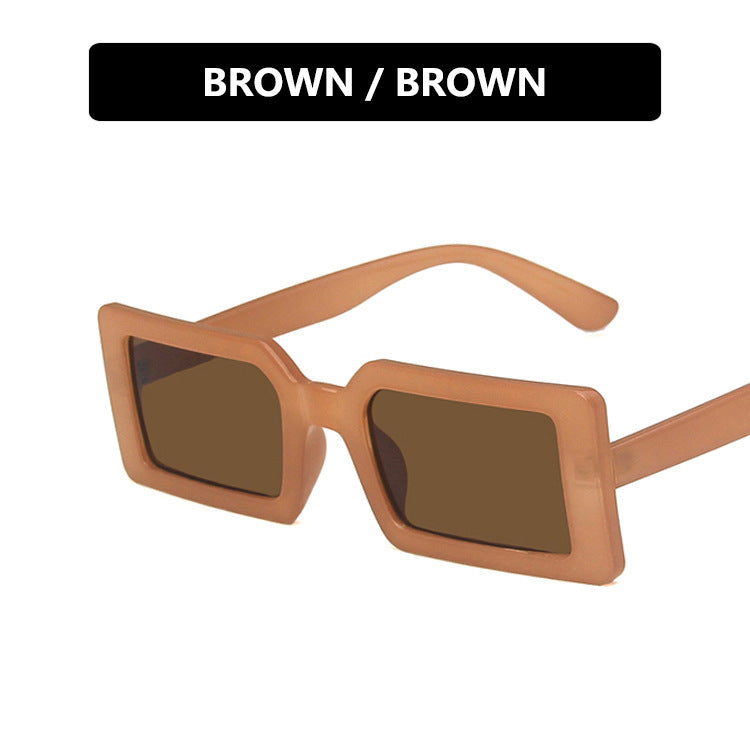 Women's square sunglasses with modern, wide frame and protective UV filter Kalsten