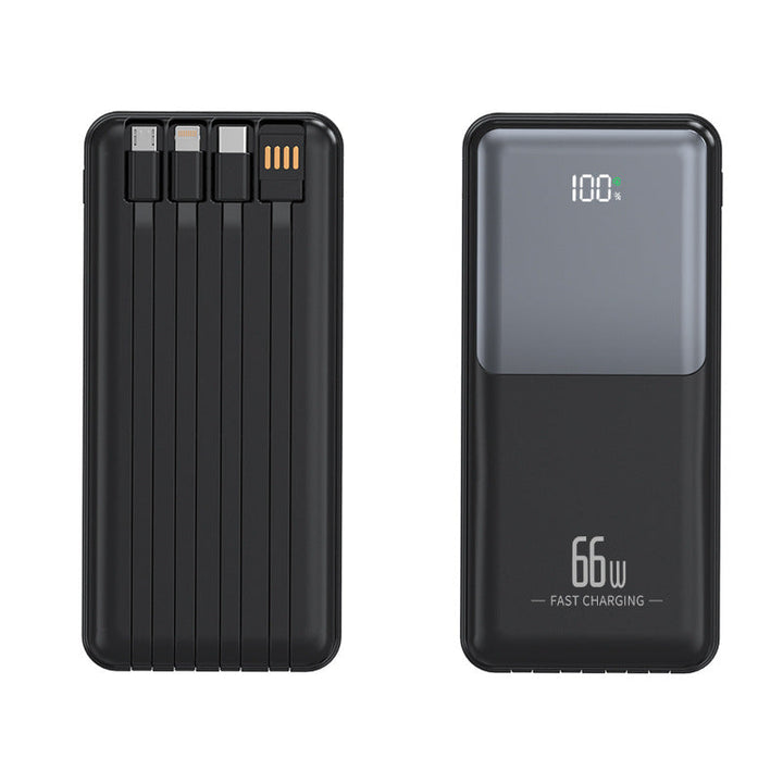 Portable power bank with integrated multifunction charging cable Kalsten