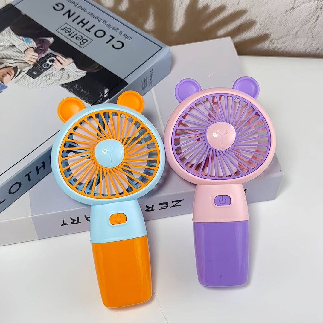 Ladies Portable Hand Fan with Animal Ears Kalsten