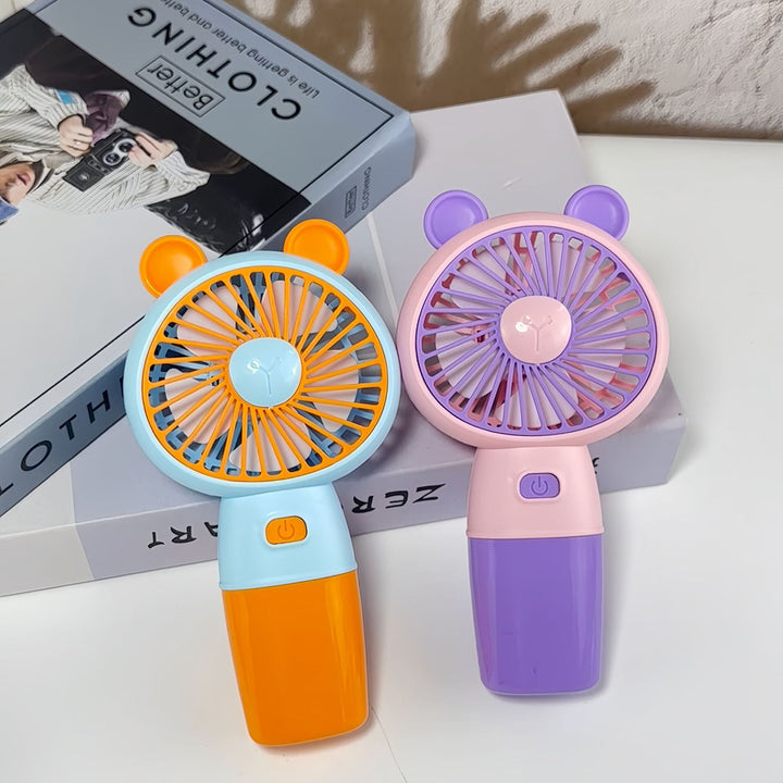 Ladies Portable Hand Fan with Animal Ears Kalsten