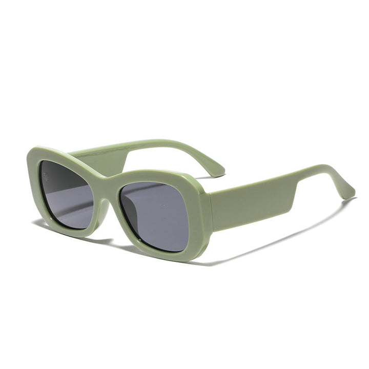 Women's modern square sunglasses with transparent frame Kalsten